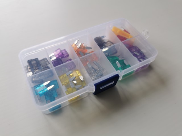 50 pack mini automotive blade fuse kit
